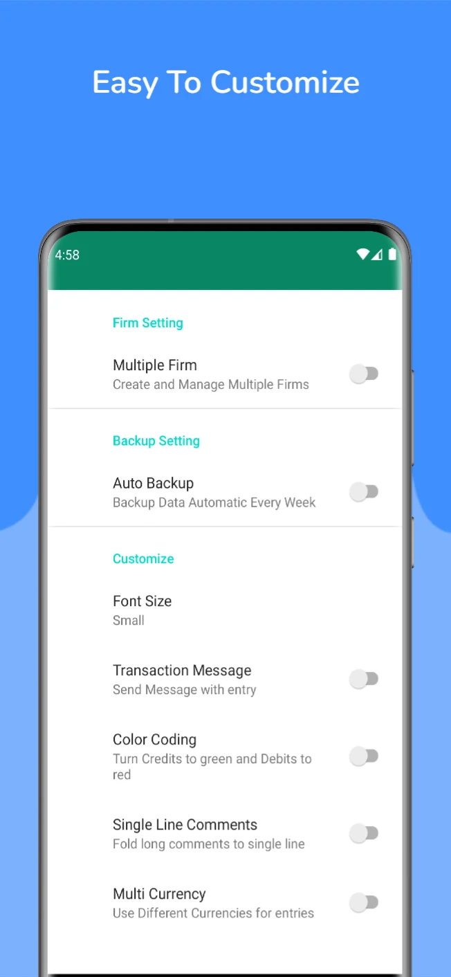 Accounts Plus - Ledger Book screenshot