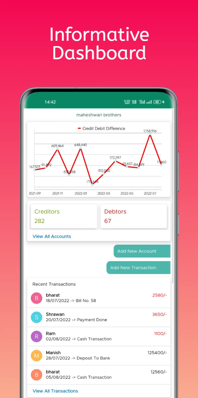 Accounts Plus - Ledger Book screenshot