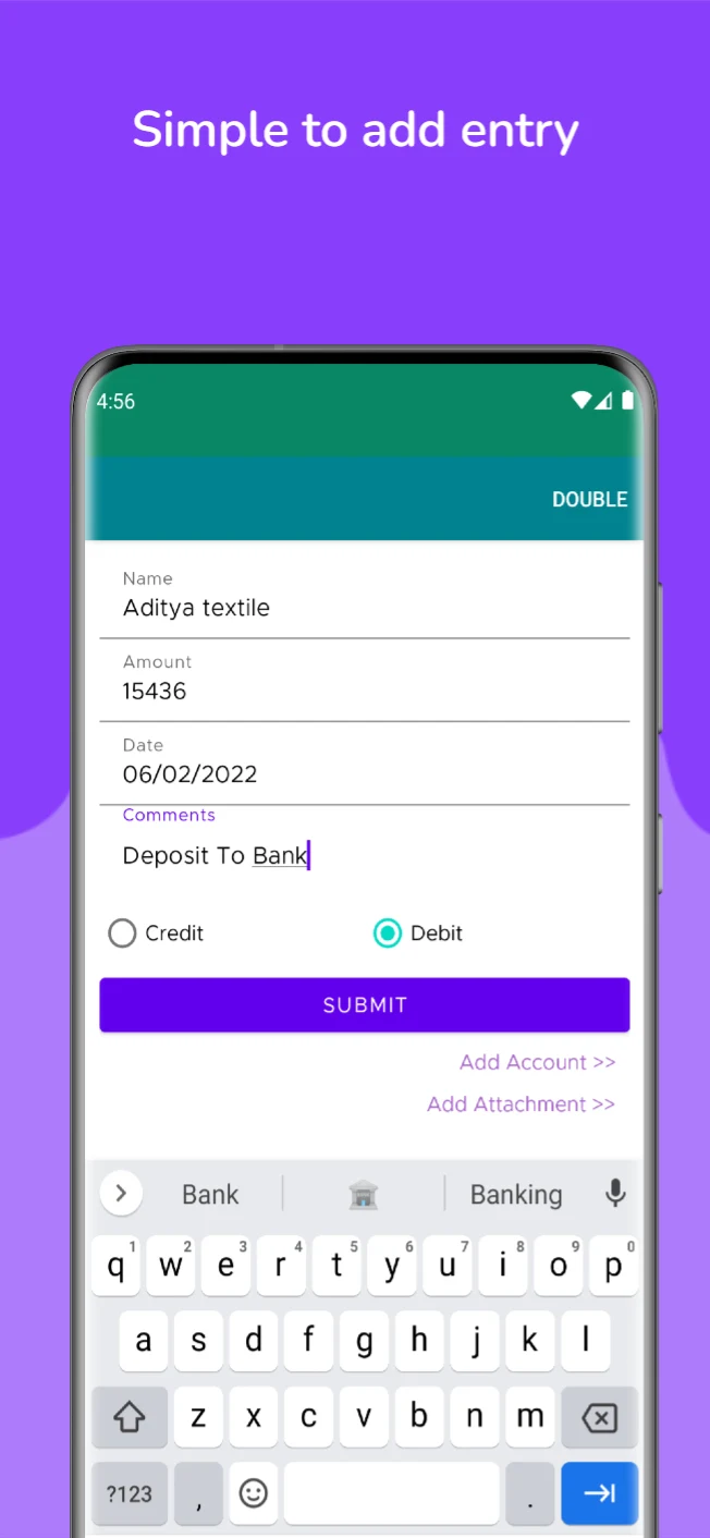 Accounts Plus - Ledger Book screenshot