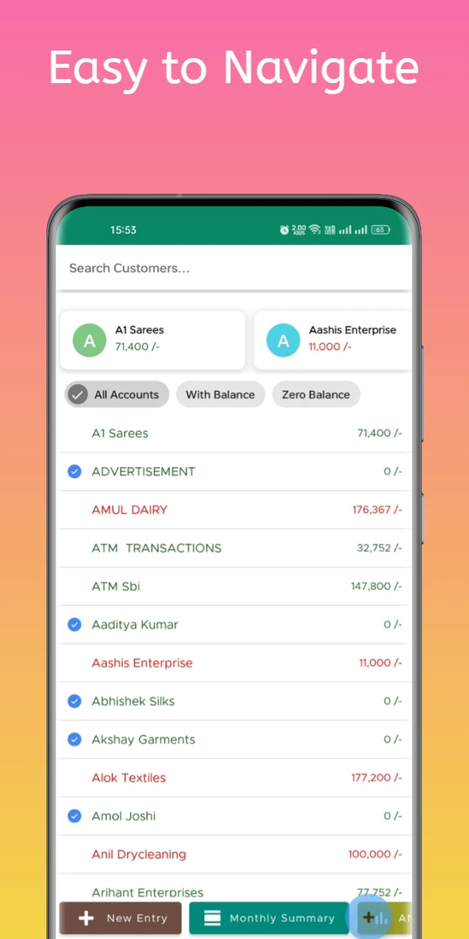 Accounts Plus - Ledger Book screenshot